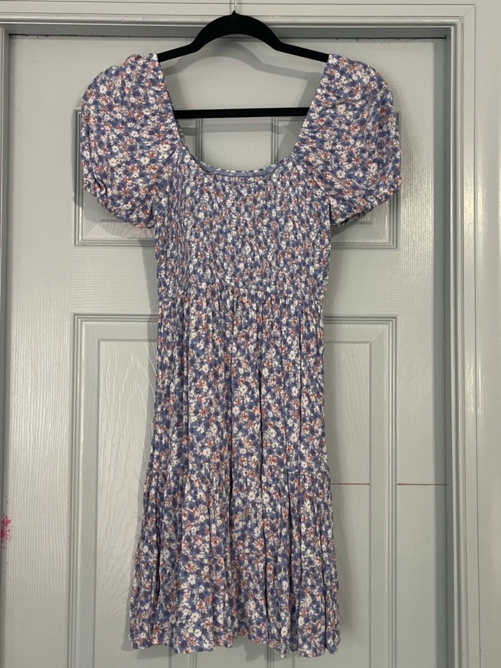 Altar'd State Lavender Floral Midi Dress